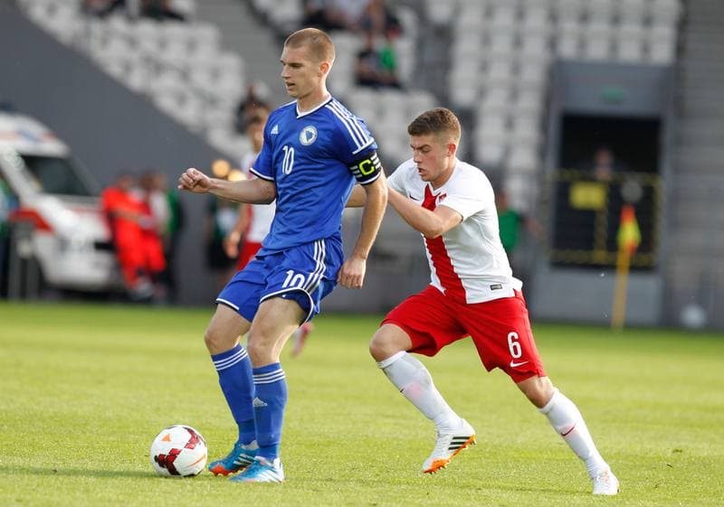 Football. International Friendly. Poland U-21 - Bosnia and Herzegovina U-21. 04.06.2014
