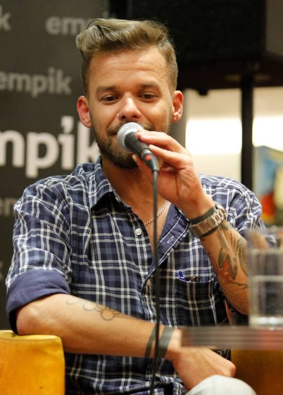 Football. Michal Pirog. Meeting with Author. 11.05.2014
