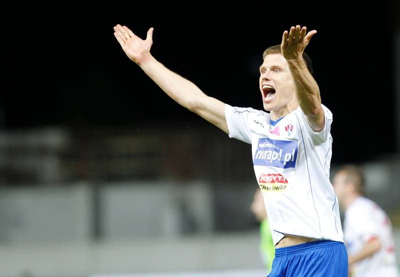 Football. T-Mobile Ekstraklasa. Podbeskidzie Bielsko Biala - Widzew Lodz. 22.05.2014