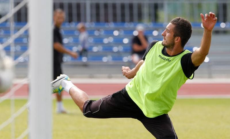 Football. GKS Katowice. Training. 23.08.2014