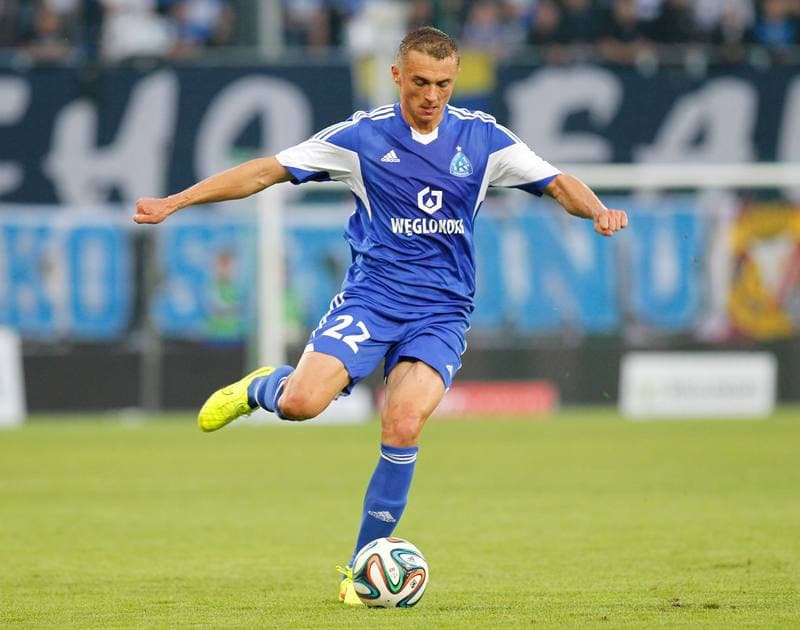 Football. UEFA Europa League. Ruch Chorzow - Metalist Kharkiv. 21.08.2014