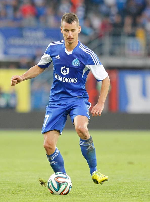 Football. UEFA Europa League. Ruch Chorzow - Metalist Kharkiv. 21.08.2014
