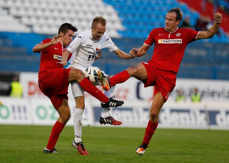 Football. SYNOT LIGA. Banik Ostrava - FC Zbrojovka Brno. 22.08.2014