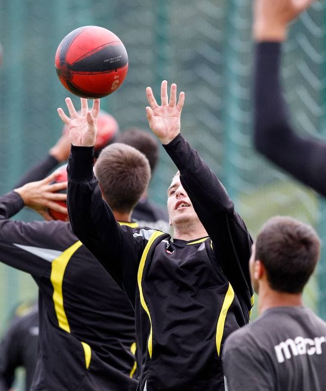 Football. GKS Katowice. Training. 25.01.2015