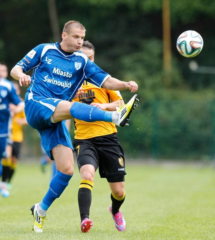 Football. I Liga. Flota Swinoujscie - GKS Katowice. 24.08.2014