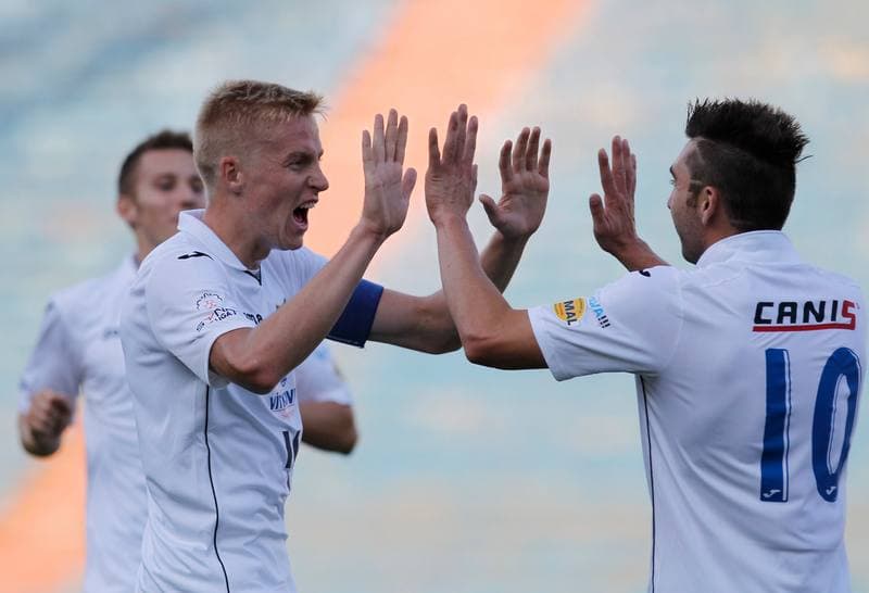 Football. SYNOT LIGA. Banik Ostrava - FC Zbrojovka Brno. 22.08.2014