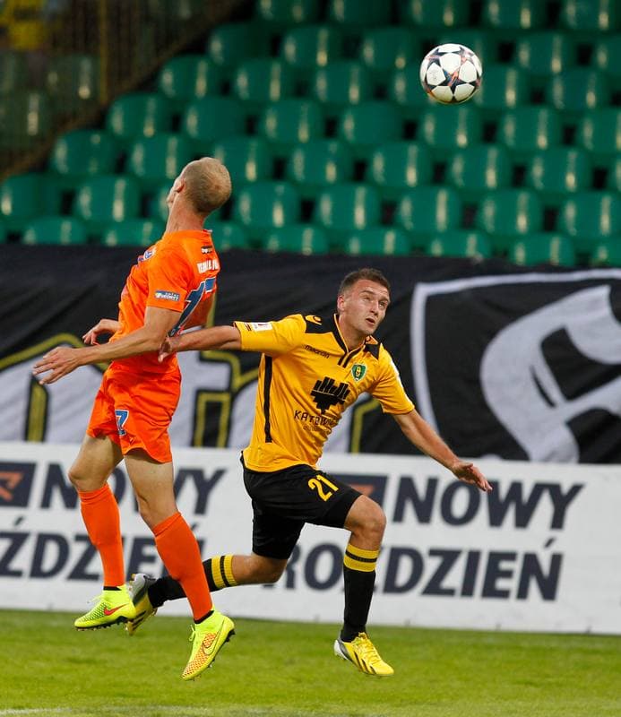 Football. I Liga. GKS Katowice - Termalica Bruk Bet Nieciecza. 21.05.2014