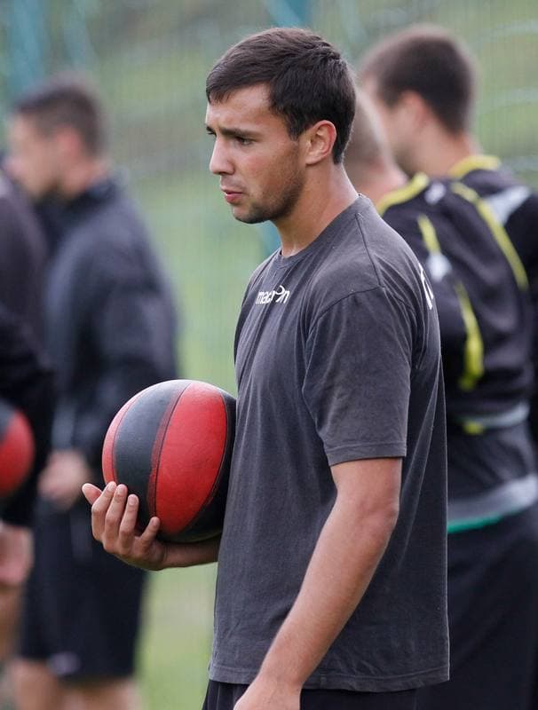 Football. GKS Katowice. Training. 25.01.2015