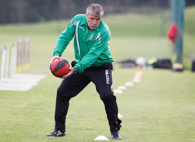 Football. GKS Katowice. Training. 25.01.2015