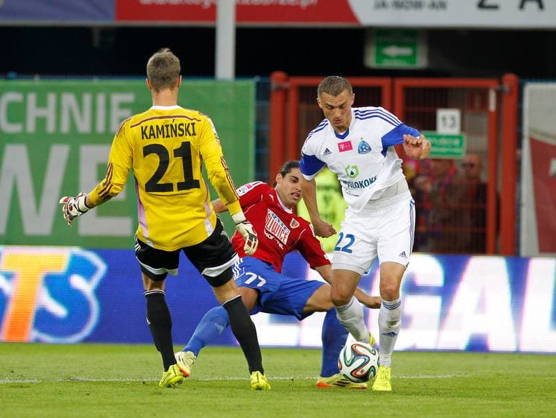 Football. T-Mobile Ekstraklasa. Piast Gliwice - Ruch Chorzow. 16.08.2014