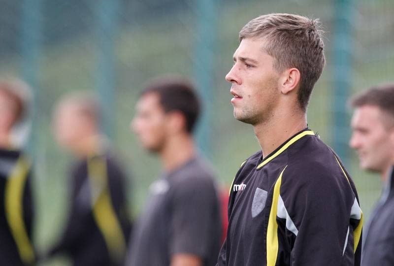 Football. GKS Katowice. Training. 25.01.2015