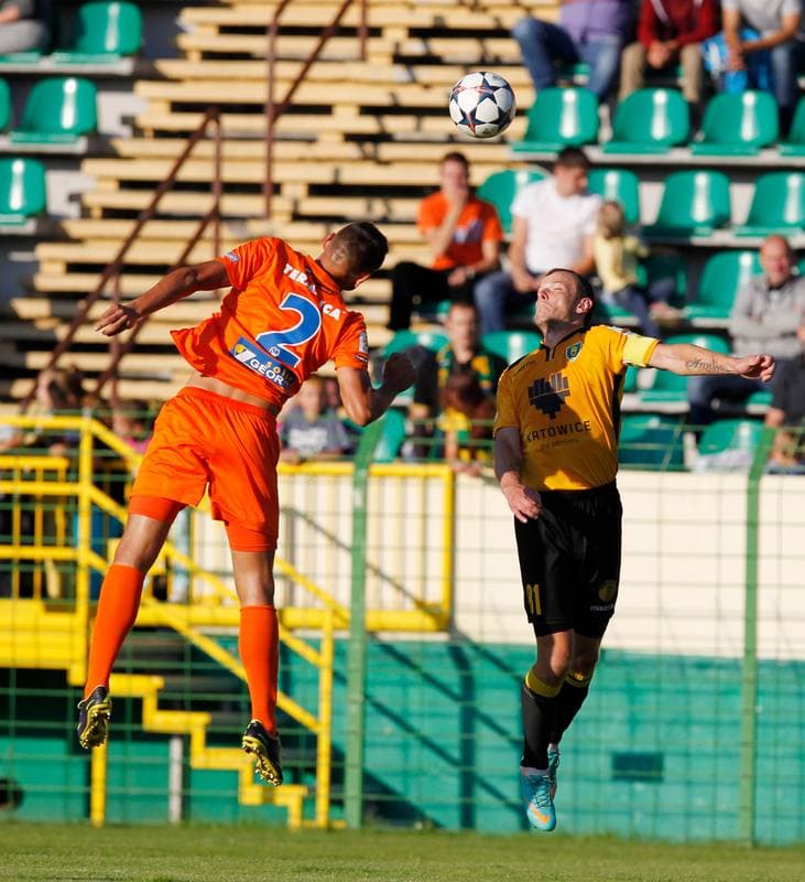 Football. I Liga. GKS Katowice - Termalica Bruk Bet Nieciecza. 21.05.2014