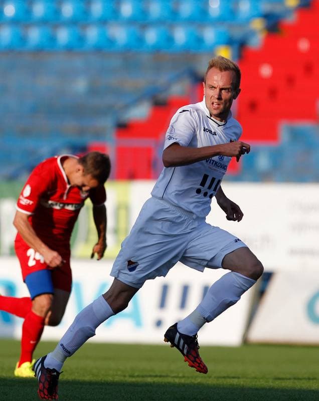Football. SYNOT LIGA. Banik Ostrava - FC Zbrojovka Brno. 22.08.2014