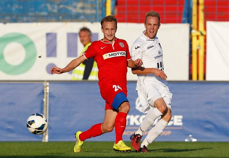 Football. SYNOT LIGA. Banik Ostrava - FC Zbrojovka Brno. 22.08.2014