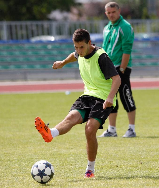 Football. GKS Katowice. Training. 23.08.2014