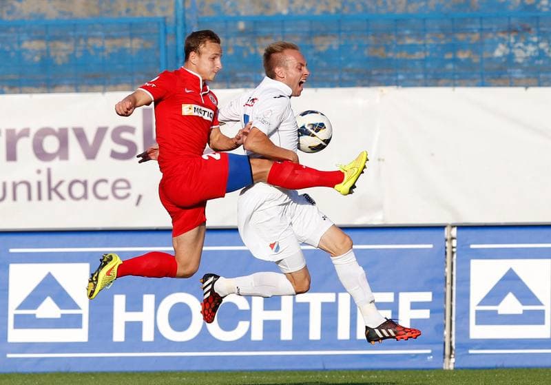 Football. SYNOT LIGA. Banik Ostrava - FC Zbrojovka Brno. 22.08.2014