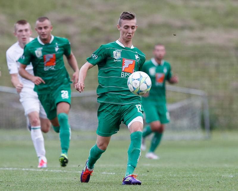 Football. III Liga Opolsko - Slaska. Szombierki Bytom - Rekord Bielsko Biala. 20.08.2014
