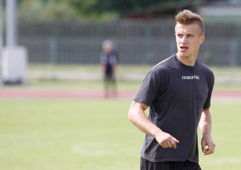 Football. GKS Katowice. Training. 23.08.2014