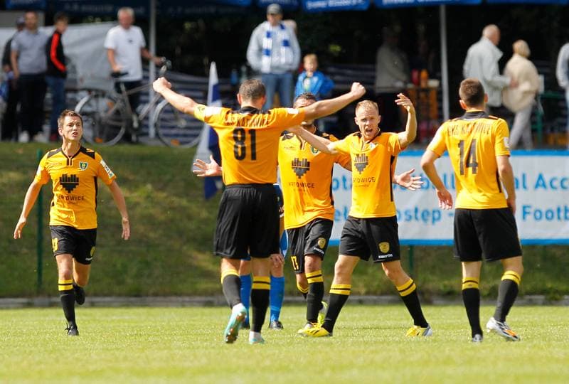 Football. I Liga. Flota Swinoujscie - GKS Katowice. 24.08.2014