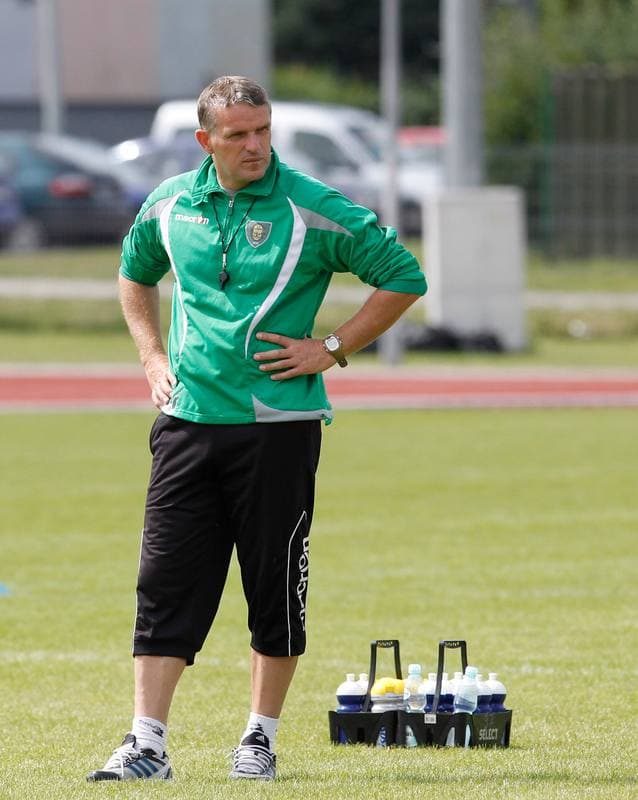 Football. GKS Katowice. Training. 23.08.2014