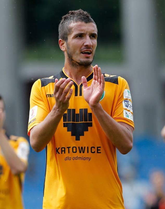 Football. I Liga. Flota Swinoujscie - GKS Katowice. 24.08.2014