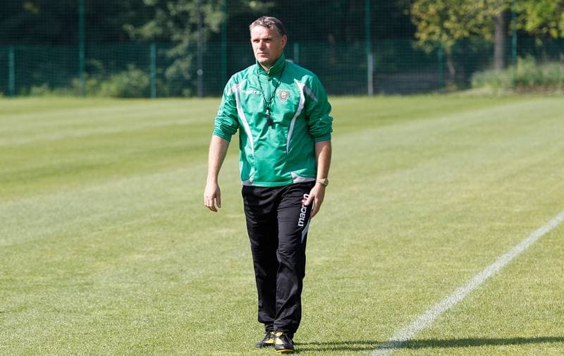 Football. GKS Katowice. Training. 25.01.2015