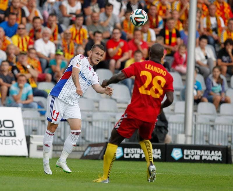 Football. T-Mobile Ekstraklasa. Korona Kielce - Gornik Zabrze. 15.08.2014