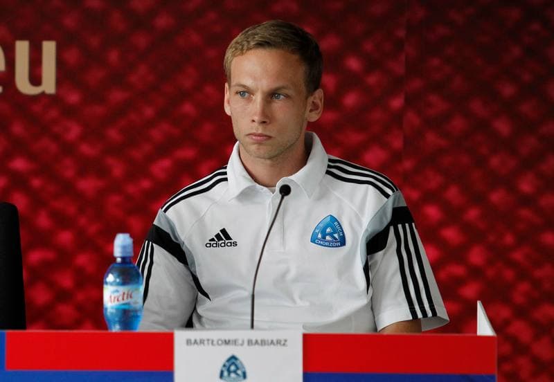 Football. Piast Gliwice. Press Conference. 14.08.2014
