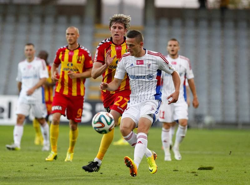 Football. T-Mobile Ekstraklasa. Korona Kielce - Gornik Zabrze. 15.08.2014