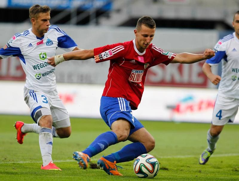 Football. T-Mobile Ekstraklasa. Piast Gliwice - Ruch Chorzow. 16.08.2014