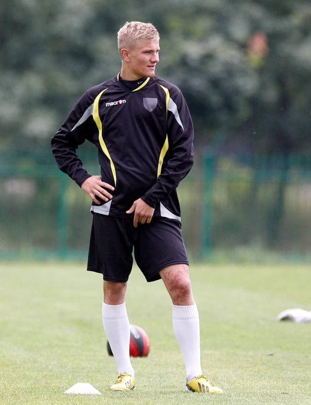 Football. GKS Katowice. Training. 25.01.2015