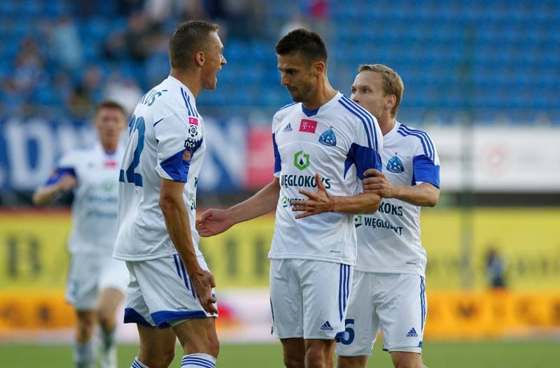 Football. T-Mobile Ekstraklasa. Piast Gliwice - Ruch Chorzow. 16.08.2014