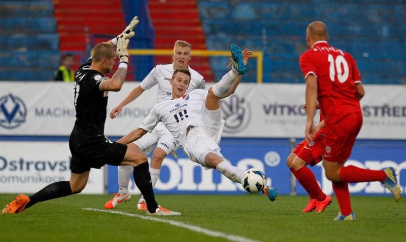 Football. SYNOT LIGA. Banik Ostrava - FC Zbrojovka Brno. 22.08.2014