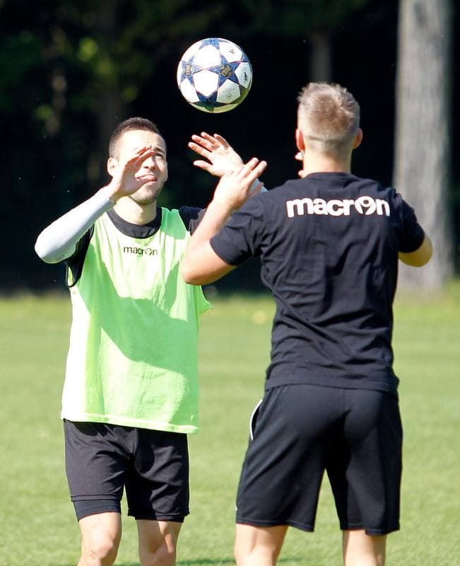 Football. GKS Katowice. Training. 25.01.2015