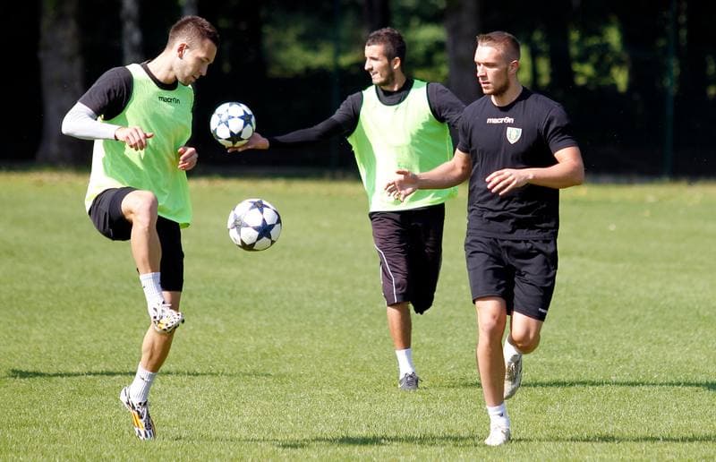 Football. GKS Katowice. Training. 25.01.2015