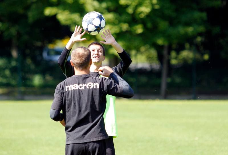 Football. GKS Katowice. Training. 25.01.2015