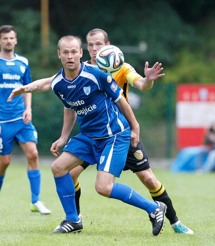 Football. I Liga. Flota Swinoujscie - GKS Katowice. 24.08.2014