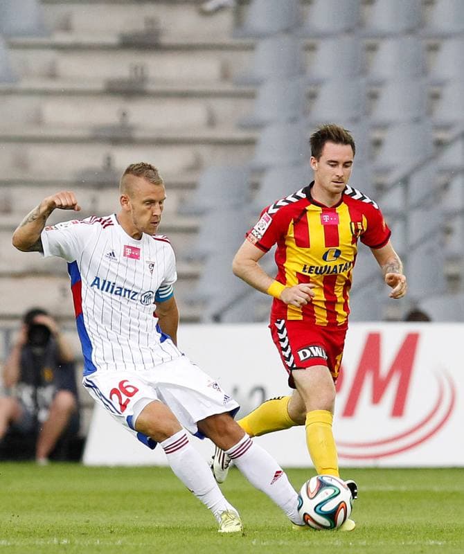 Football. T-Mobile Ekstraklasa. Korona Kielce - Gornik Zabrze. 15.08.2014