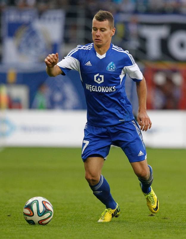 Football. UEFA Europa League. Ruch Chorzow - Metalist Kharkiv. 21.08.2014