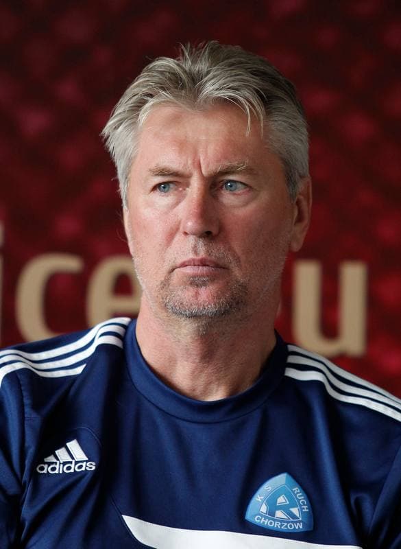 Football. Piast Gliwice. Press Conference. 14.08.2014