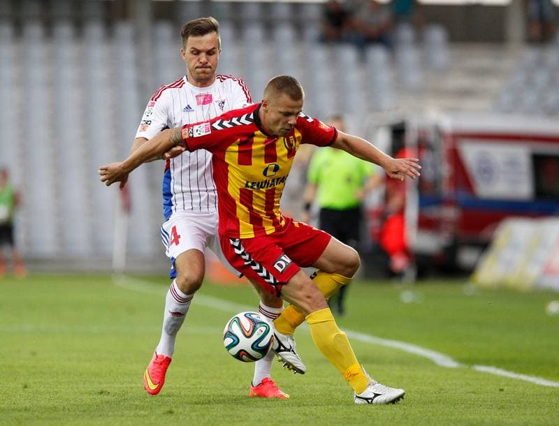 Football. T-Mobile Ekstraklasa. Korona Kielce - Gornik Zabrze. 15.08.2014