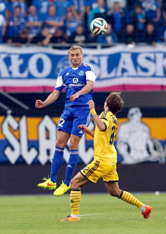 Football. UEFA Europa League. Ruch Chorzow - Metalist Kharkiv. 21.08.2014