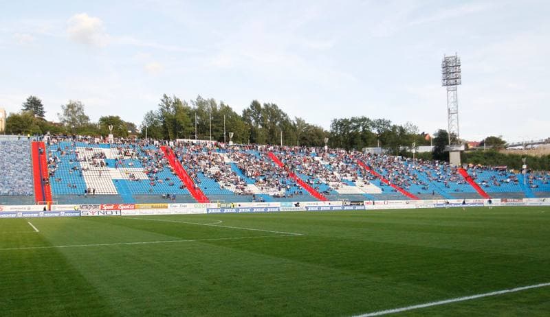 Football. SYNOT LIGA. Banik Ostrava - FC Zbrojovka Brno. 22.08.2014