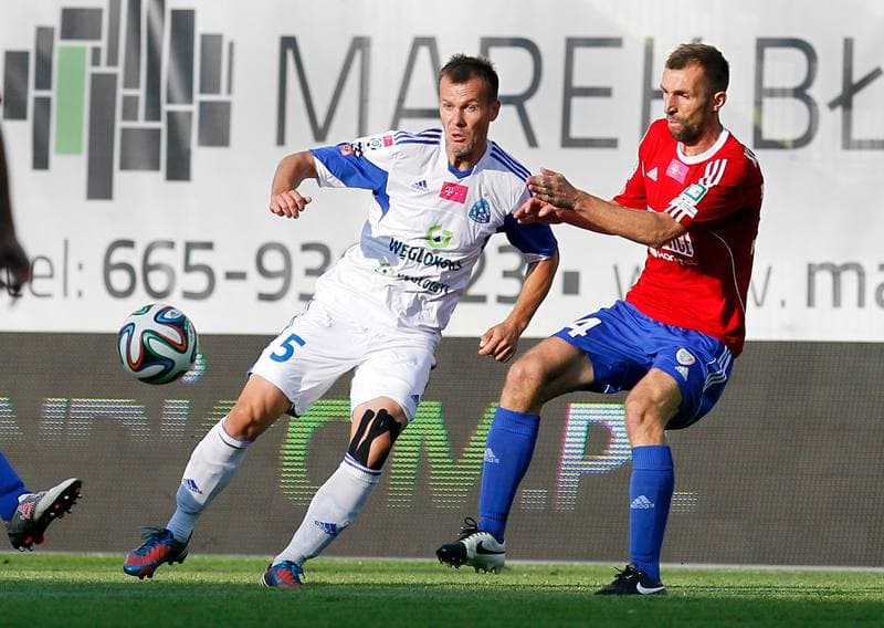 Football. T-Mobile Ekstraklasa. Piast Gliwice - Ruch Chorzow. 16.08.2014