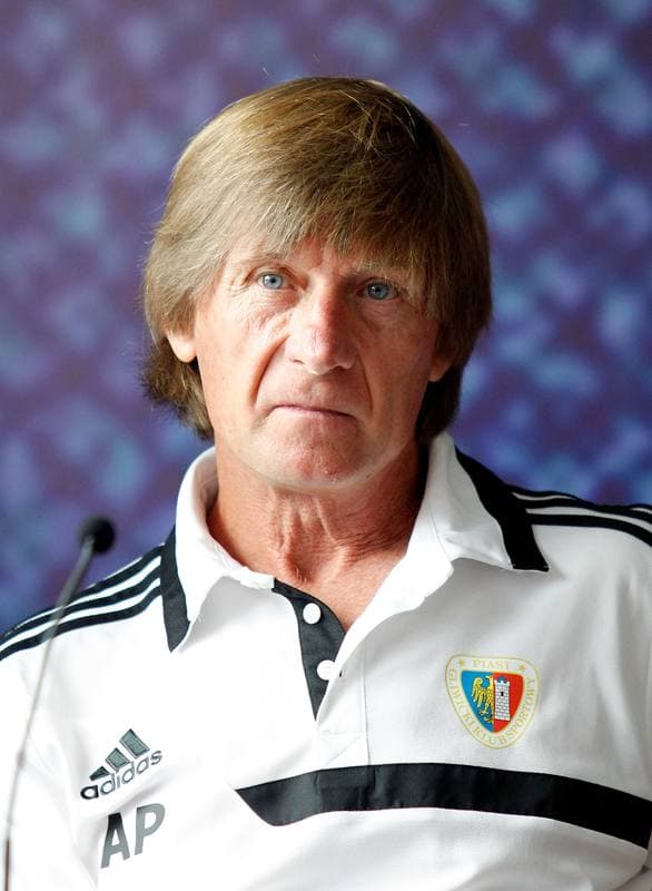 Football. Piast Gliwice. Press Conference. 14.08.2014