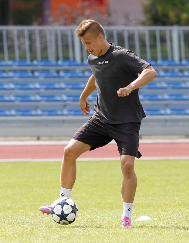 Football. GKS Katowice. Training. 23.08.2014