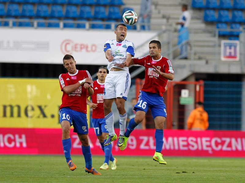 Football. T-Mobile Ekstraklasa. Piast Gliwice - Ruch Chorzow. 16.08.2014