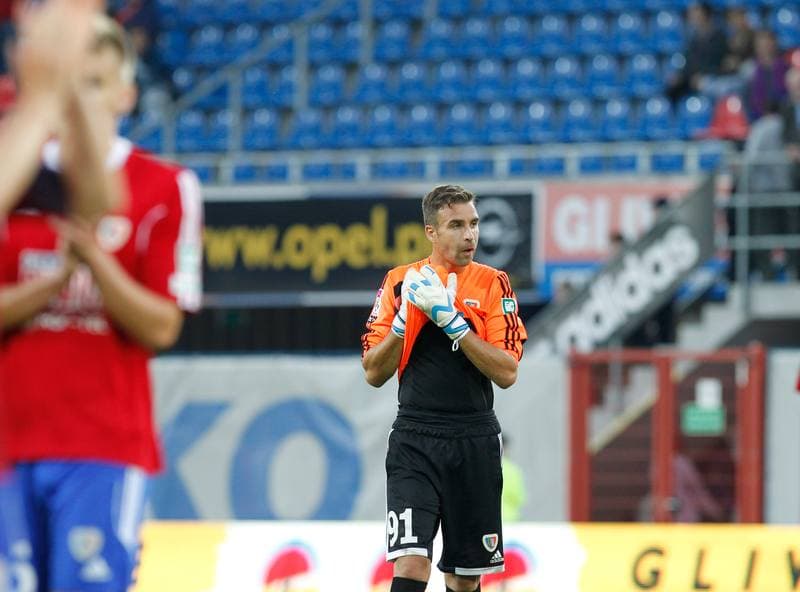 Football. T-Mobile Ekstraklasa. Piast Gliwice - Ruch Chorzow. 16.08.2014