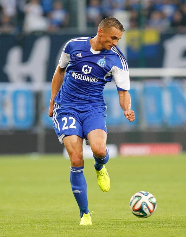 Football. UEFA Europa League. Ruch Chorzow - Metalist Kharkiv. 21.08.2014