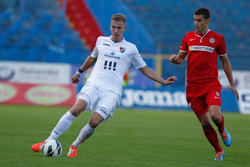 Football. SYNOT LIGA. Banik Ostrava - FC Zbrojovka Brno. 22.08.2014